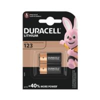 Duracell Pak met 2 fotobatterijen Photo Lithium Ultra 123 / CR17345