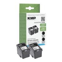 KMP Set met 2 inktpatronen vervangt HP CH563EE Nr. 301XL