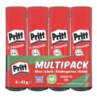 Pritt Multipak met 4 lijmstiften Stick 43 g