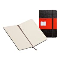 Moleskine notitieboek gelinieerd zwart