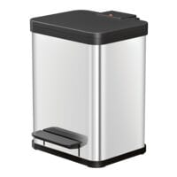 Hailo Afvalemmer Eco duo Plus M staalplaat 2 x 9 liter
