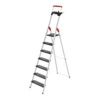 Hailo Alu-staande ladder  L100 TopLine 7 treden