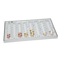 Wedo Compact telbord met metalen bodem