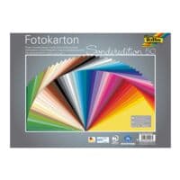 folia Fotokarton 300 g/m 50 kleuren 25 x 35 cm 50 bladen