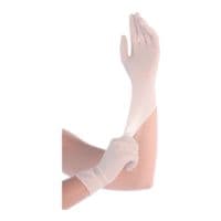 100 Franz Mensch wegwerphandschoenen Safe Super-Stretch Nitril, Maat XL wit