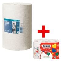 11 rollen extra witte papieren handdoekjes 2-laags (extra wit, geperforeerd, 21,5 cm x 75 m) incl. keukenrollen