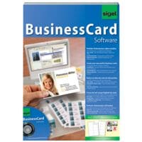 SIGEL Ontwerpsoftware voor visitekaartjes BusinessCard SW670