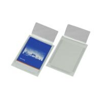 EICHNER 10 zelfklevende rekbare hoezen A5 met ronde sluitklep