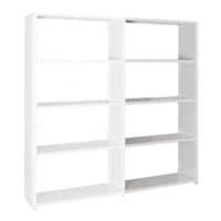 MANORGA Stalen rekkensysteem Epsilon aanbouwrek 5 stalen planken 100 x 38,8 cm