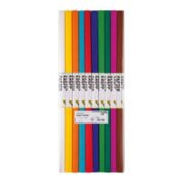 folia Pak met 10 rollen crêpe papier »farbig sortiert« 50 x 250 cm