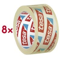 tesa Plakband Office Box , transparant, 8 stuk(s), 19 mm/10 m