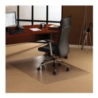 bureaustoelmat tapijt vloeren, polycarbonaat, rechthoek 116 x 116 cm, OTTO Office standaard