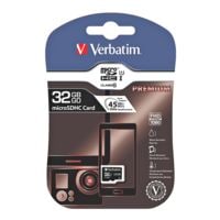 Verbatim Micro SDHC-geheugenkaart Premium 32 GB
