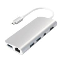Satechi USB-C Multimedia Adapter zilverkleurig
