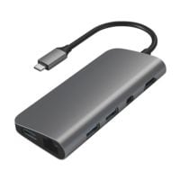 Satechi USB-C Multimedia Adapter space grijs