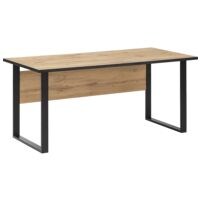 Mbelpartner Bureau Country 160 cm, beugel-poot zwart