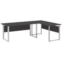 Mbelpartner Bureau 1500 kantoor 235 cm, beugel-poot zilver