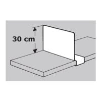 Kerkmann Vakindeling 30 cm voor stalen rek Stora 100