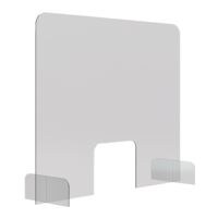 Magnetoplan Nies- en spuugbescherming frameloos balieblad van acrylglas 85 x 24,6 x 70 cm