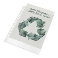Esselte folderhoesje 100% gerecycleerd A4 generfd, bovenaan open - 100 stuk(s)