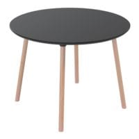 meet Bistrotafel Palomba 100 cm, 4 poten beige
