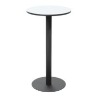 meet bistrotafel gefineerd blad Mezzo 60 cm, met sokkel zwart