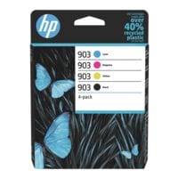 HP Inktpatronenset HP 903 CMYK Multipak, cyaan, magenta, geel, zwart - 6ZC73AE