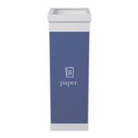 Paperflow Afvalbak wit 60 l - voor papier