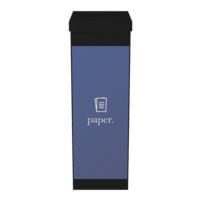 Paperflow Afvalbak zwart 60 l - voor papier