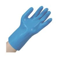 latex handschoen PROFESSIONAL latex (poedervrij), Maat L blauw