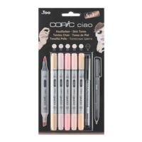 COPIC Ciao 5 + 1 sets COPIC® Ciao lay-out-markers - vleeskleur