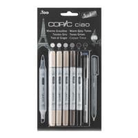 COPIC Ciao 5 + 1 sets COPIC® Ciao lay-out-markers - warme grijstinten
