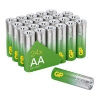 GP Batteries Pak met 24 batterijen Super Alkaline Mignon / AA / LR06
