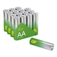 GP Batteries Pak met 16 batterijen Super Alkaline Mignon / AA / LR06