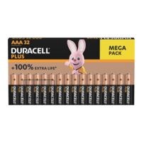 Duracell Pak met 32 batterijen Plus Micro / AAA / LR03