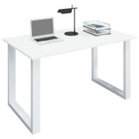 Vcm Bureau Lona 140 cm, beugel-poot wit
