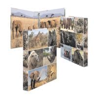 Herma 3x ringboekordner Afrikaanse dieren 4D