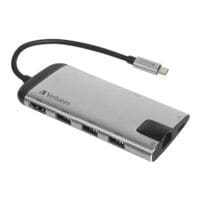 Verbatim USB-C Multiport-Hub (USB 3.0 / HDMI / Gigabit Ethernet / SD / microSD)