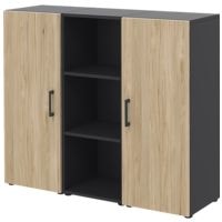 rhr Bijzetkast  Direct Office 3 120 cm breed 3 OH 2 deuren