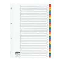 OTTO Office tabbladen, A4, 1-31 31-delig, wit / meerkleurige tabs, karton
