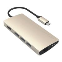 Satechi USB-C multipoort hub V2 gold