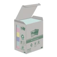 6x Post-it Notes (Recycle) blok herkleefbare notes  Recycling Notes 5,1 x 3,8 cm, 600 bladen (totaal) 653-1GB