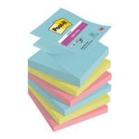 6x Post-it Super Sticky blok herkleefbare notes  Z-Notes Cosmic Collection 7,6 x 7,6 cm, 540 bladen (totaal) R330-6SS-COS