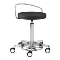 mayer Sitzmbel Functionele draaikruk met voetontkoppeling my Profi 1394 Finca ronde zitting met rugleuningstang