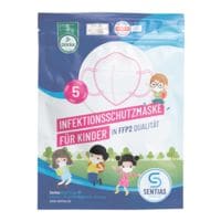 Sentias Pak met 5 infectiebeschermingsmaskers voor kinderen type FFP2