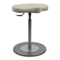 mayer Sitzmbel Pendelkruk stahulp myERGOSIT taupe stalen onderplaat microvezel Santiago