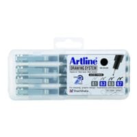 4x Artline fineliner-set Drawing System 0,1 - 0,7 mm, 0,1  - 0,7mm
