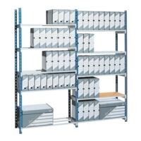 Paperflow Open aanbouwkast steekrek-systeem Rang'Eco  5 legborden 150 / 68 / 200 cm
