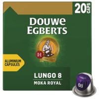 DOUWE EGBERTS Pak met 20 koffiecapsules Lungo 8 Moka Royal