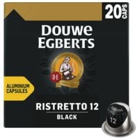 DOUWE EGBERTS Pak met 20 koffiecapsules voor espresso Ristretto 12 Black